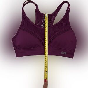 Racerback sports bra with removable pads. Sz: S/M
